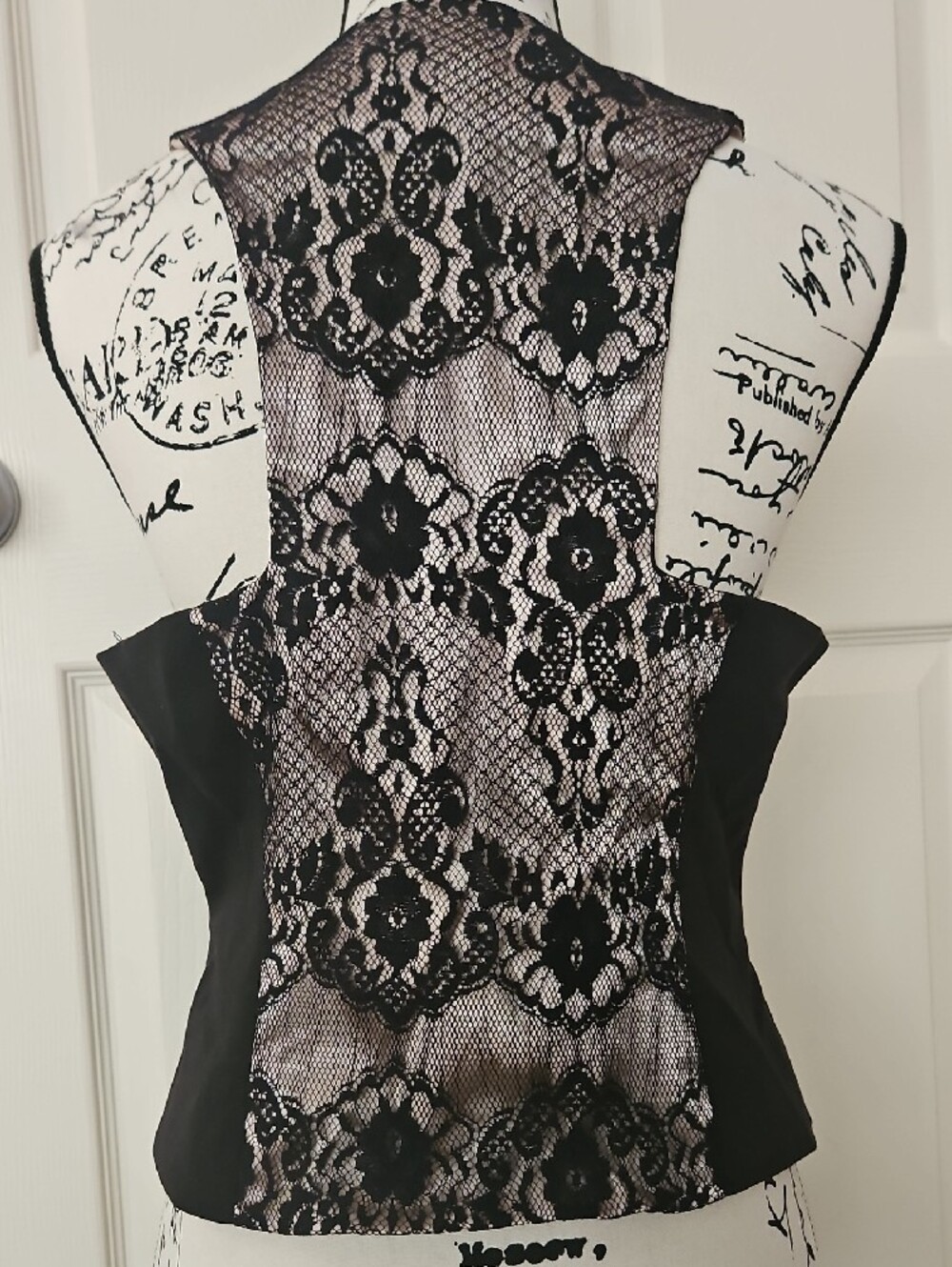 Stooshy Black Women's Tailored Vest - Picture 2 of 6